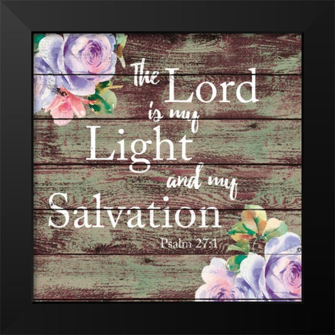 Light and Salvation Black Modern Wood Framed Art Print by Brown, Victoria