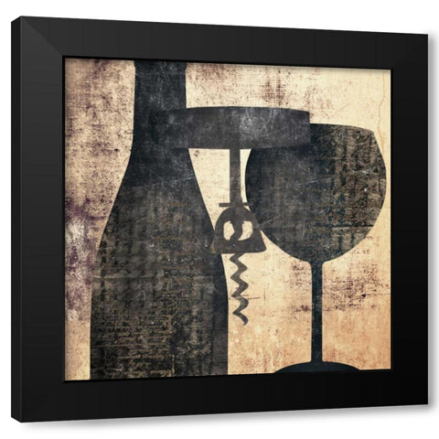 Shadowy Kitchen 1 Black Modern Wood Framed Art Print with Double Matting by Brown, Victoria