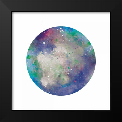 Galaxy 2 Black Modern Wood Framed Art Print by Brown,Victoria