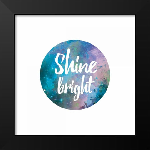 Galaxy 5 Black Modern Wood Framed Art Print by Brown,Victoria