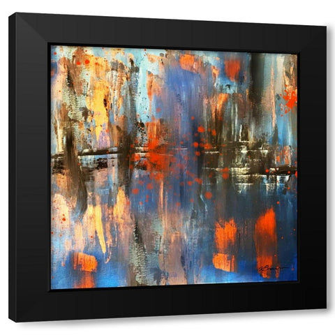 Reawakening Black Modern Wood Framed Art Print with Double Matting by Brown,Victoria