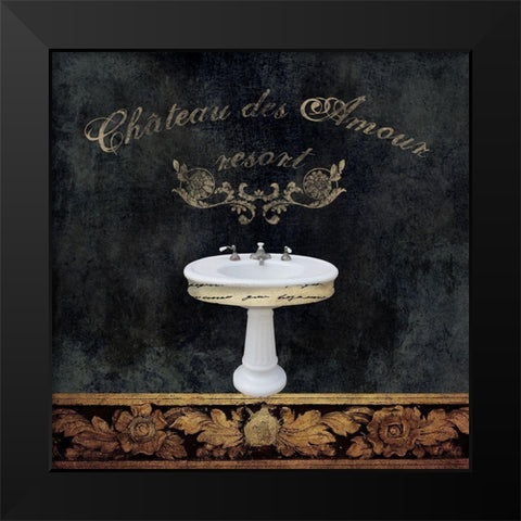 Classic Sink Black Modern Wood Framed Art Print by Brown, Victoria