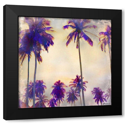 Thailand Palms 1 Black Modern Wood Framed Art Print by Brown, Victoria