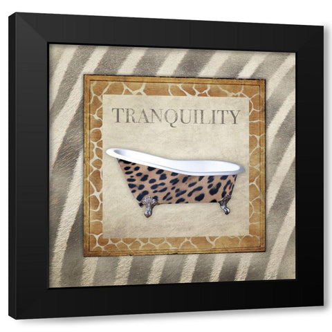 Tranquility Black Modern Wood Framed Art Print by Brown, Victoria