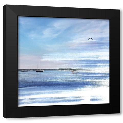 Coastal 1 Black Modern Wood Framed Art Print by Brown, Victoria