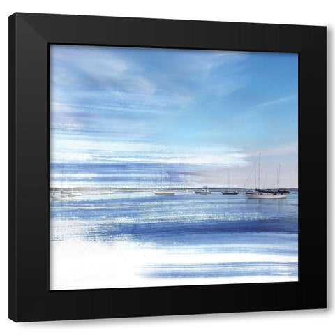 Coastal 2 Black Modern Wood Framed Art Print with Double Matting by Brown, Victoria