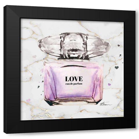 Marble Perfume Black Modern Wood Framed Art Print by Brown, Victoria