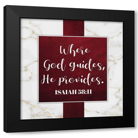 Religious 2 Black Modern Wood Framed Art Print with Double Matting by Brown, Victoria