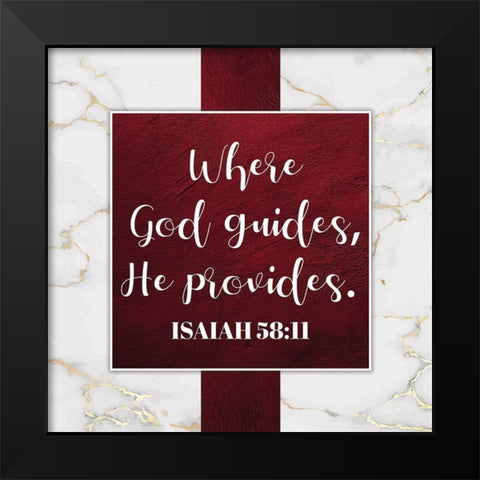 Religious 2 Black Modern Wood Framed Art Print by Brown, Victoria