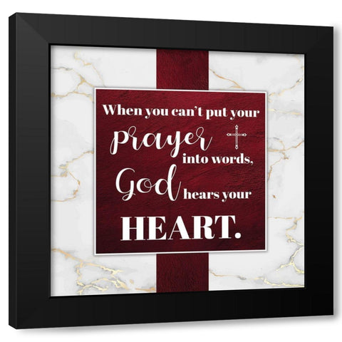 Religious 3 Black Modern Wood Framed Art Print by Brown, Victoria