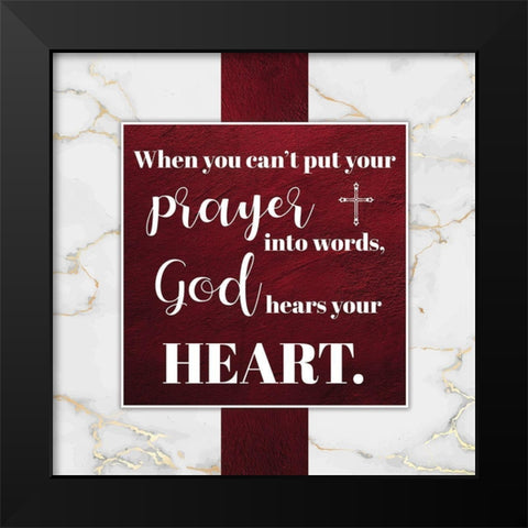 Religious 3 Black Modern Wood Framed Art Print by Brown, Victoria