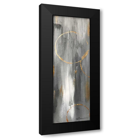 Gray Matter Dyptich 2 Black Modern Wood Framed Art Print by Brown,Victoria