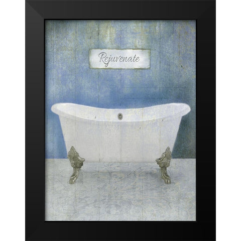 Rejuvinate Tub Black Modern Wood Framed Art Print by Brown, Victoria