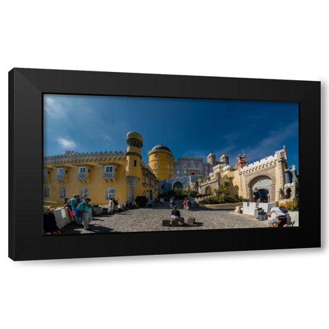 Portugal Sintra Black Modern Wood Framed Art Print with Double Matting by Kostka, Vladimir