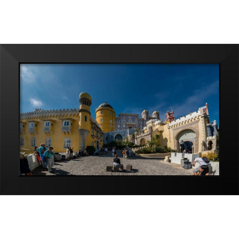Portugal Sintra Black Modern Wood Framed Art Print by Kostka, Vladimir