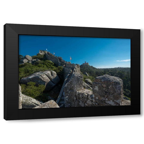 Portugal Sintra 2 Black Modern Wood Framed Art Print with Double Matting by Kostka, Vladimir