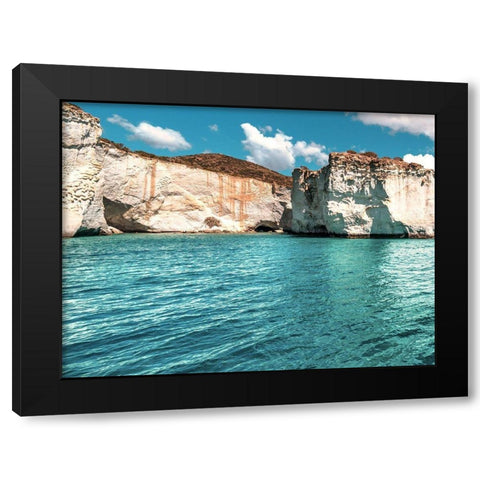 Rocks of Milos A Black Modern Wood Framed Art Print by Kostka, Vladimir