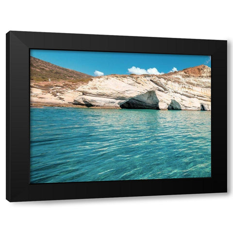 Rocks of Milos B Black Modern Wood Framed Art Print by Kostka, Vladimir