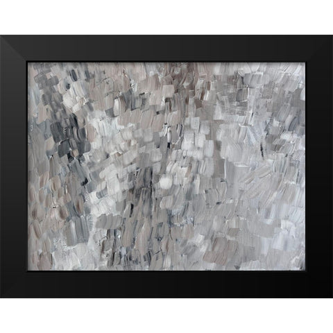Neutral Fury Black Modern Wood Framed Art Print by Barski, Karen