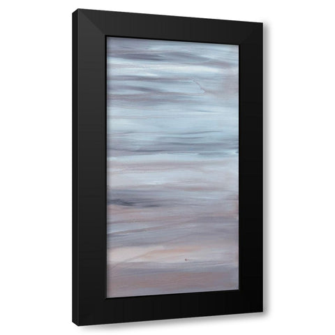 Relentless Waves 1 Black Modern Wood Framed Art Print by Barski, Karen