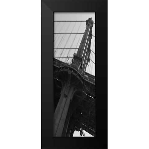 I Am New York Black Modern Wood Framed Art Print by A.D. Lines