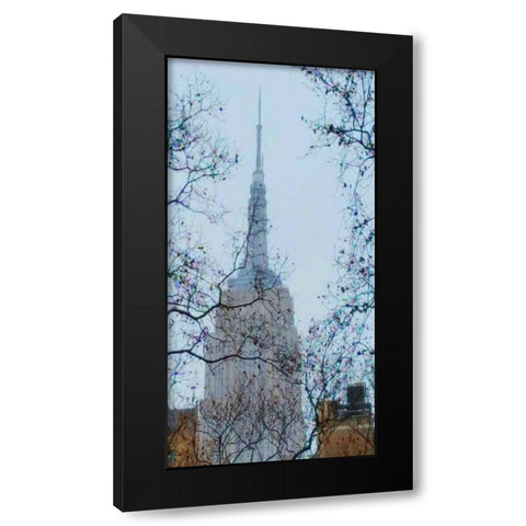 Concrete Jungle NY Black Modern Wood Framed Art Print with Double Matting by Unknown