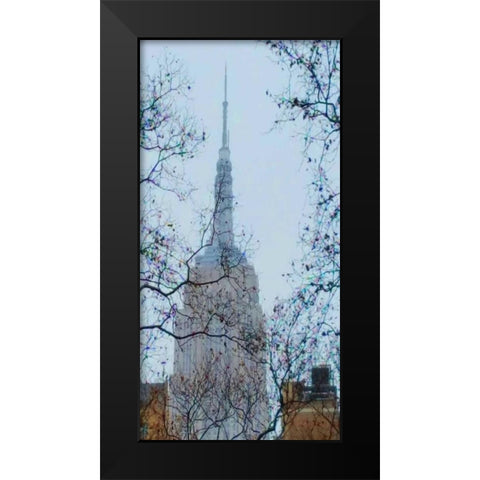 Concrete Jungle NY Black Modern Wood Framed Art Print by Unknown