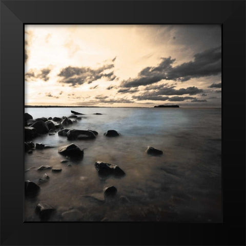 Sunset Cometh 2 Black Modern Wood Framed Art Print by Brown, Victoria