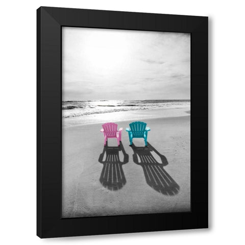 Adirondak Pastels Black Modern Wood Framed Art Print by Foschino, Suzanne