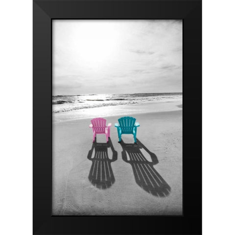 Adirondak Pastels Black Modern Wood Framed Art Print by Foschino, Suzanne
