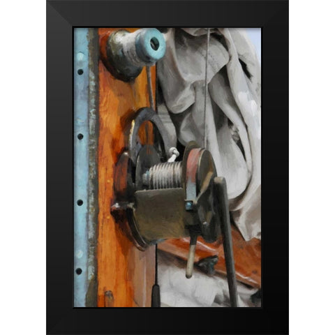 Ships Wench Black Modern Wood Framed Art Print by Foschino, Suzanne