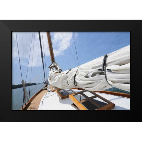 Topside Black Modern Wood Framed Art Print by Foschino, Suzanne