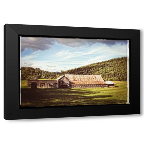 Country Barn 3 Vintage Black Modern Wood Framed Art Print by Foschino, Suzanne