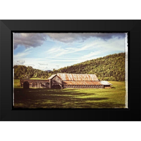 Country Barn 3 Vintage Black Modern Wood Framed Art Print by Foschino, Suzanne