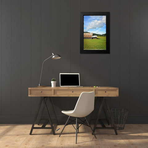 Country Barn 5  Black Modern Wood Framed Art Print by Foschino, Suzanne