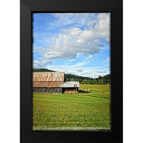 Country Barn 5  Black Modern Wood Framed Art Print by Foschino, Suzanne