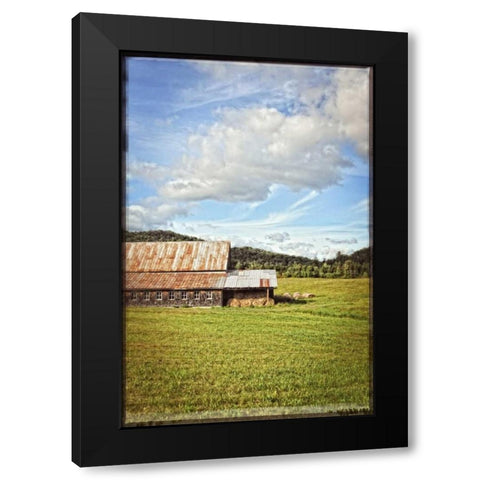 Country Barn 5 Vintage Black Modern Wood Framed Art Print by Foschino, Suzanne