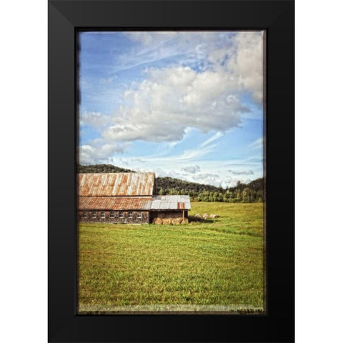 Country Barn 5 Vintage Black Modern Wood Framed Art Print by Foschino, Suzanne
