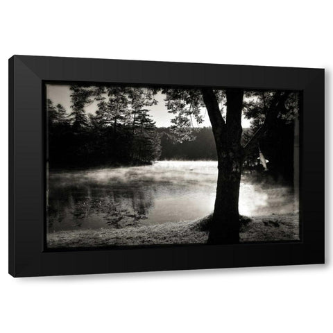 Morning Smoke 2 Black Modern Wood Framed Art Print by Foschino, Suzanne