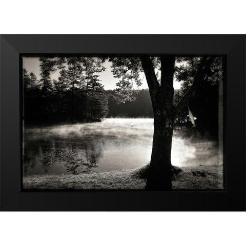 Morning Smoke 2 Black Modern Wood Framed Art Print by Foschino, Suzanne