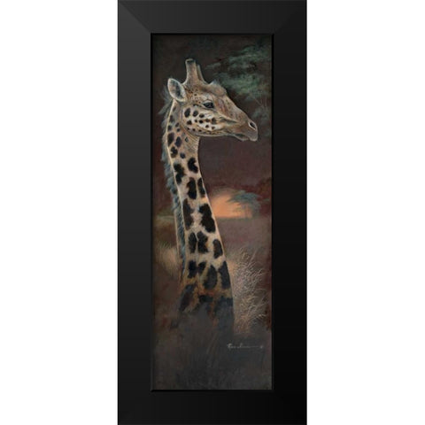 Young and Curious Black Modern Wood Framed Art Print by Manning, Ruane