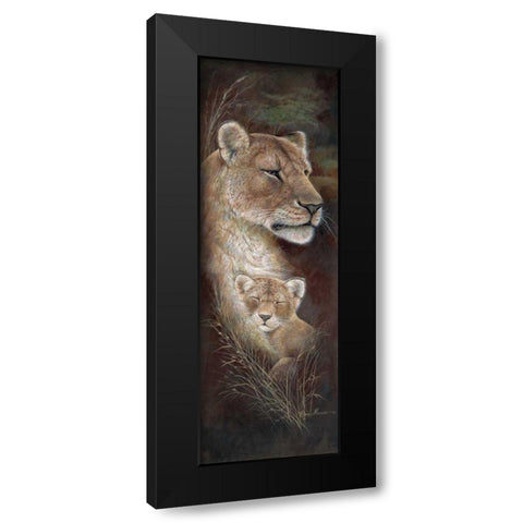 Proud Mother Black Modern Wood Framed Art Print by Manning, Ruane