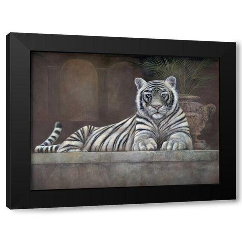 Royal Beauty Black Modern Wood Framed Art Print with Double Matting by Manning, Ruane