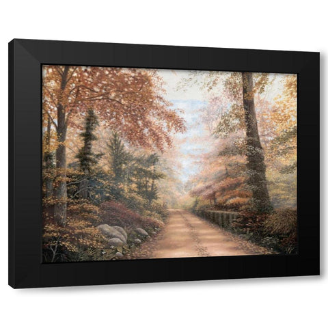 Road to Shepherd Black Modern Wood Framed Art Print by Brown, Betsy