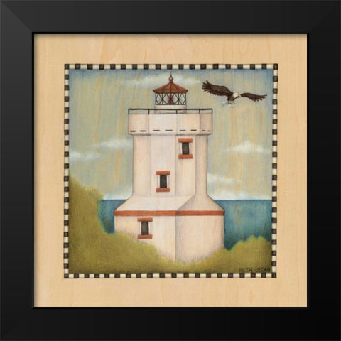 Lighthouse Cove IV Black Modern Wood Framed Art Print by Logan, Beth