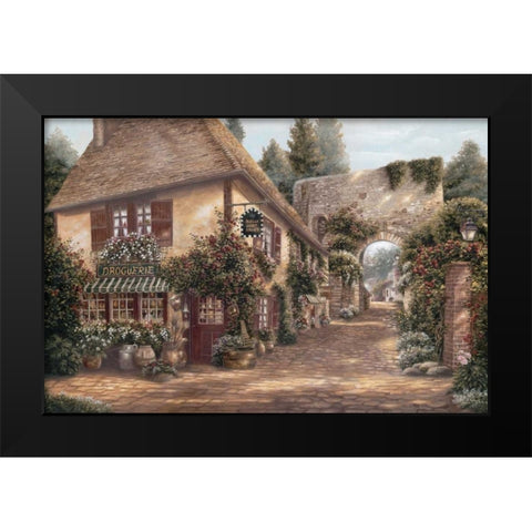 Ruelle Saint Amant Black Modern Wood Framed Art Print by Brown, Betsy