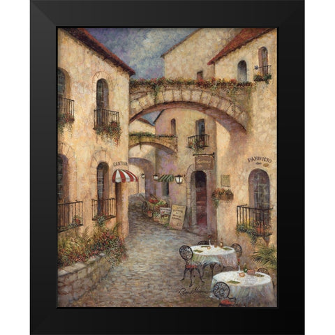 Buon Appetito II Black Modern Wood Framed Art Print by Manning, Ruane
