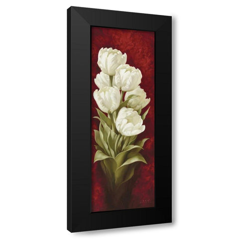 Magnificent Tulips I Black Modern Wood Framed Art Print by Levashov, Igor