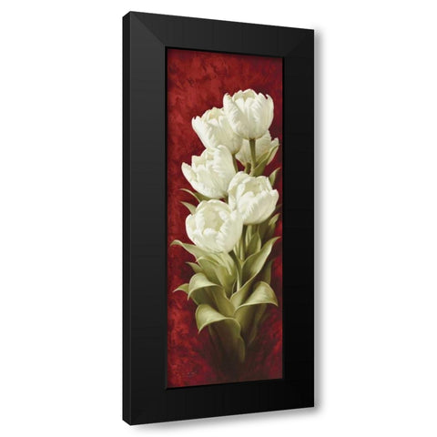 Magnificent Tulips II Black Modern Wood Framed Art Print by Levashov, Igor