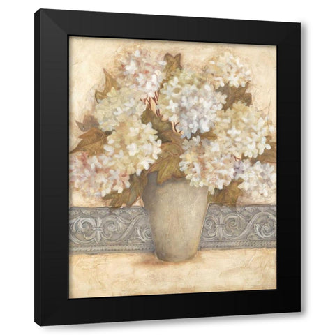 Carols Bouquet I Black Modern Wood Framed Art Print with Double Matting by Robinson, Carol